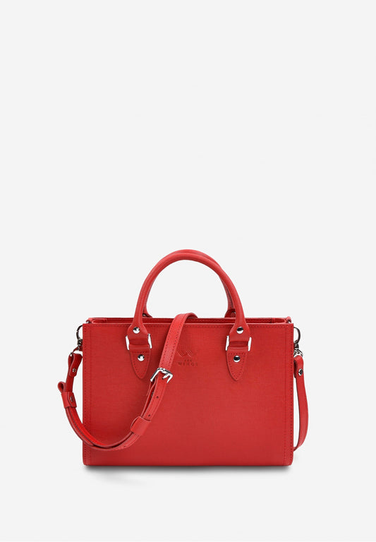red leather bag for women