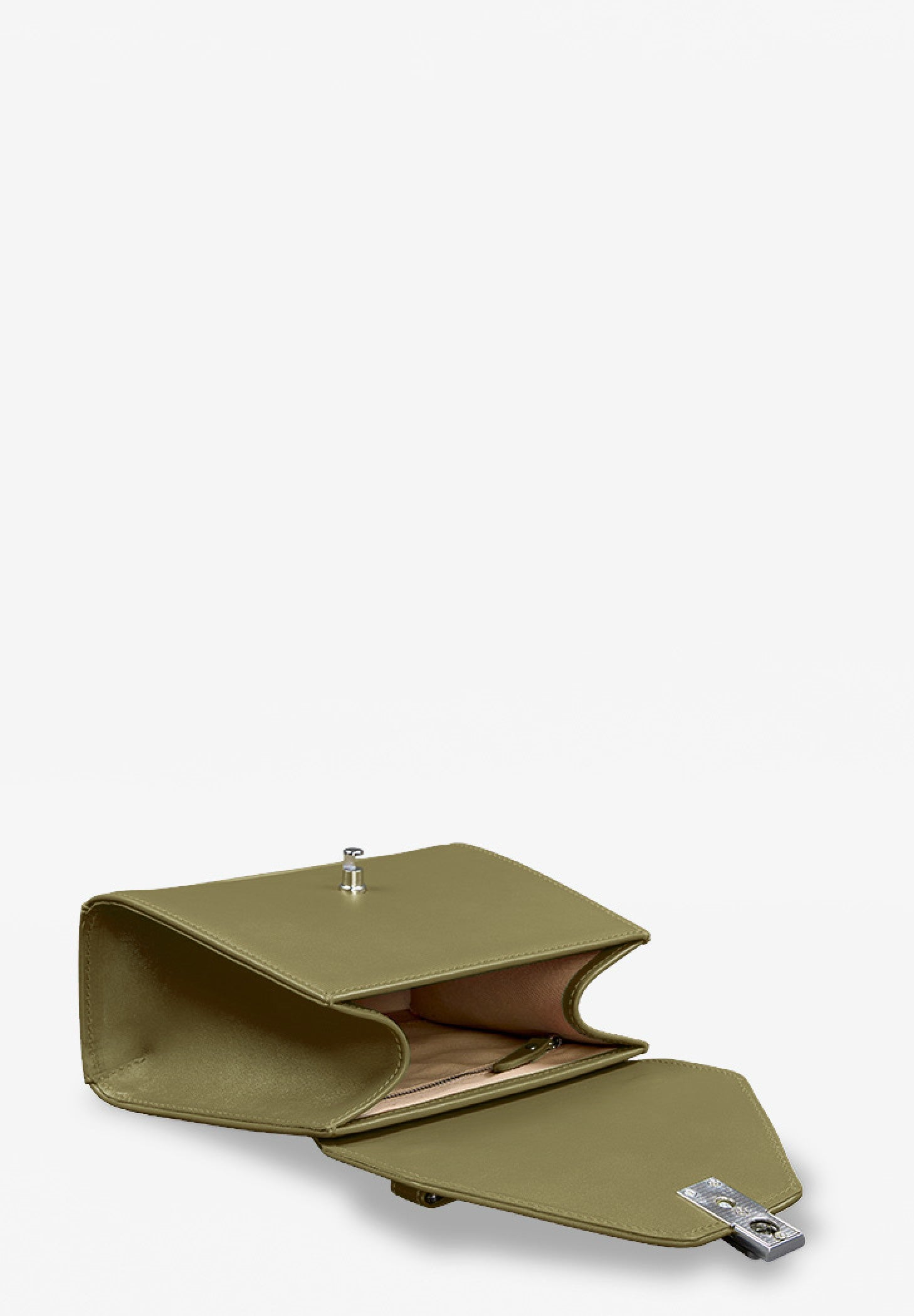 green olive leather bag for women
